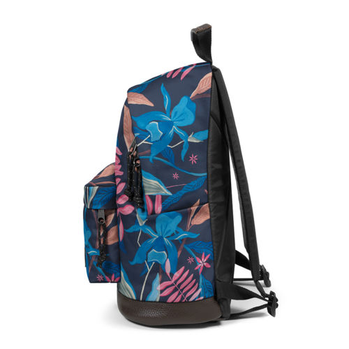 EASTPAK Rucksack 'Wyoming' – 24 Liter, Lederboden, Gepolstert, Farbe Plum Purple