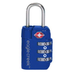 eagle creek TSA Zahlenschloss Travel Safe Lock Brilliant Blue