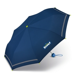 Idena Regenschutz-Hülle für Rucksäcke und Schulranzen, Neongelb mit  Reflektor-Streifen